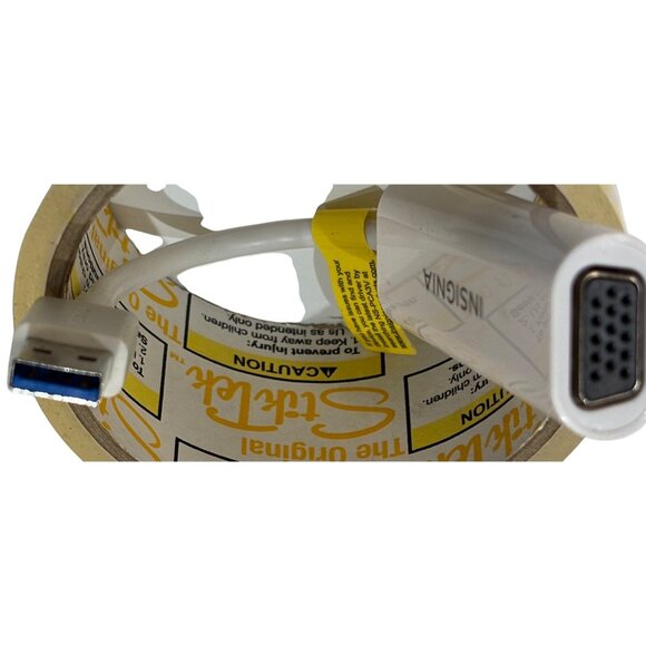 Insignia USB To VGA Adapter Converter White - Picture 3 of 3
